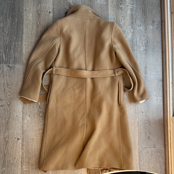Autograph Wool Longline Wrap Coat with Cashmere AS - Picture 3 of 5